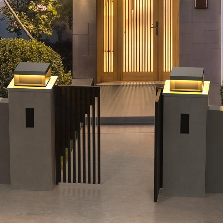 Waterproof Black LED Outdoor Post Light