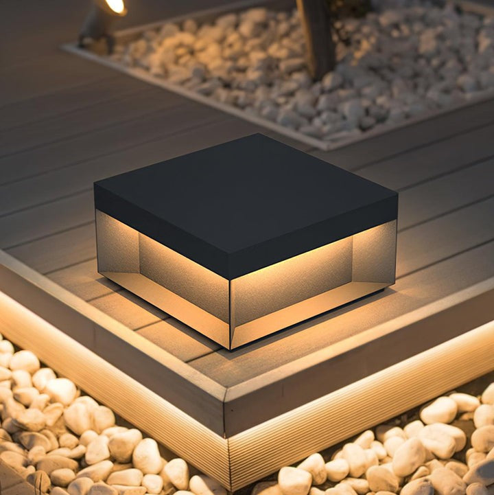 Waterproof Black LED Outdoor Post Light