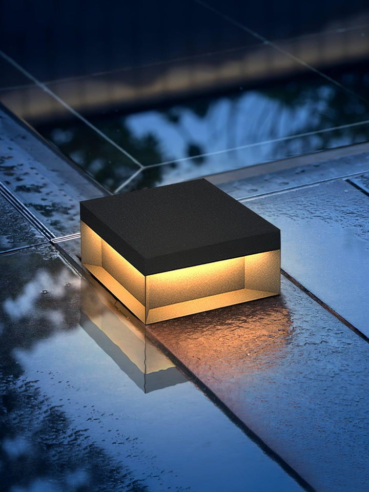 Waterproof Black LED Outdoor Post Light