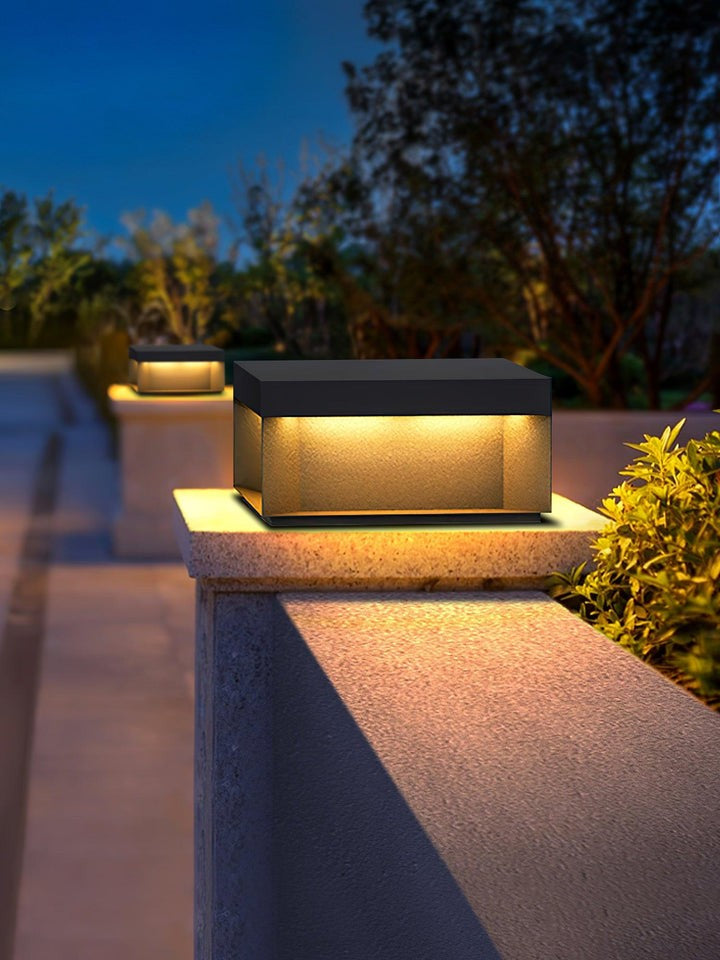 Waterproof Black LED Outdoor Post Light
