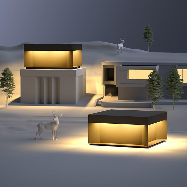 Waterproof Black LED Outdoor Post Light