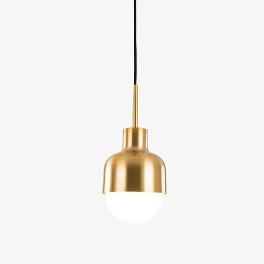 Adjustable Copper & Glass Pendant Ceiling Light