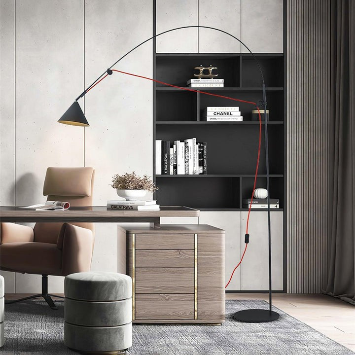 Adjustable LED Floor Lamp with Flexible Stem