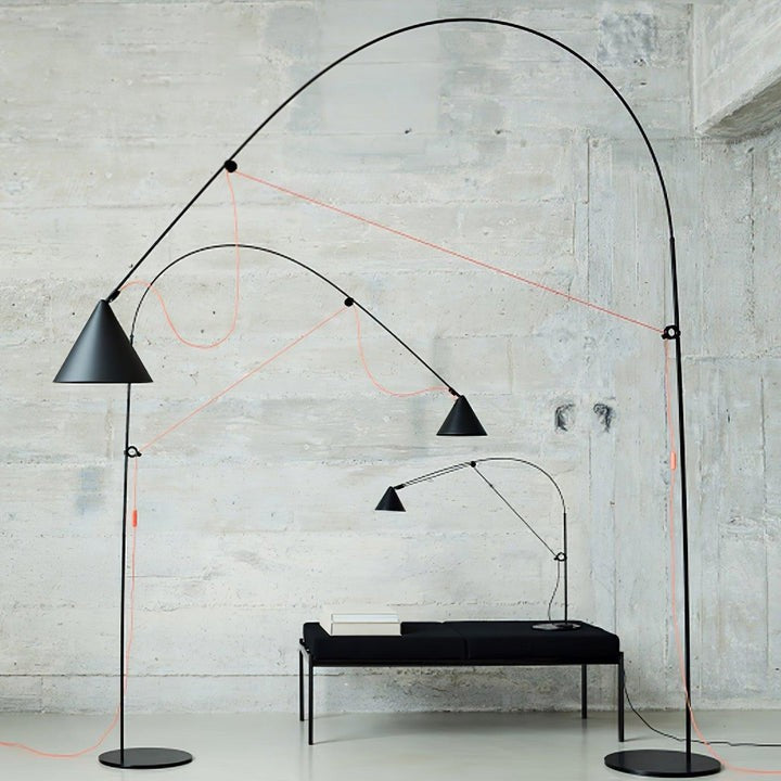 Adjustable LED Floor Lamp with Flexible Stem