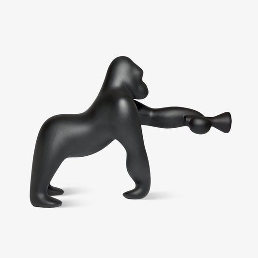 Adjustable Matte Black Sculptural Floor Lamp