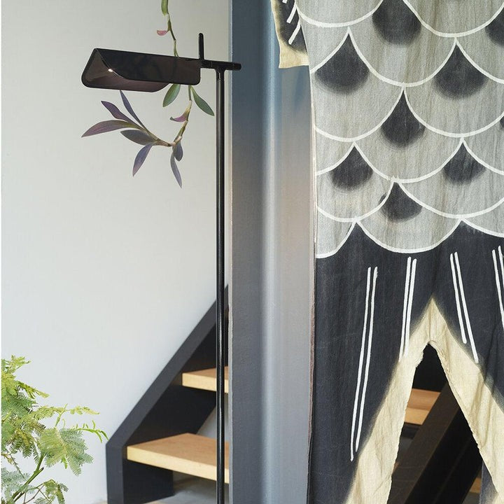 Adjustable Pivot LED Floor Lamp with Disc Base