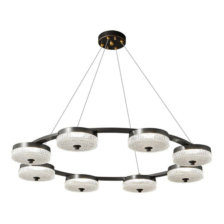 Celestial LED Ring Chandelier – Orion-Inspired Modern Fixture