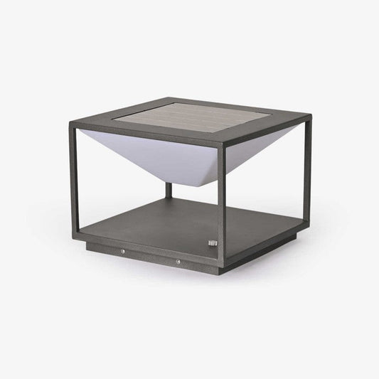 Geometric Solar LED Outdoor Lamp – Minimalist Garden Light