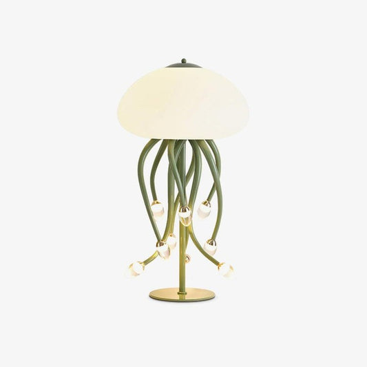 Jellyfish-Inspired LED Acrylic Table Lamp for Ambient Lighting