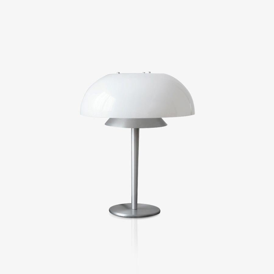 Modern Aluminum & Glass Table Lamp