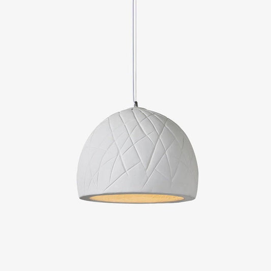Organic White Clay Pendant Ceiling Light