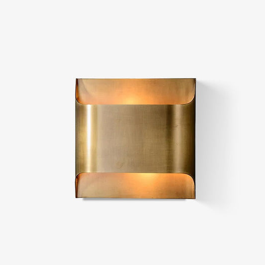 Polished Brass Wall Sconce Lighting Fixture