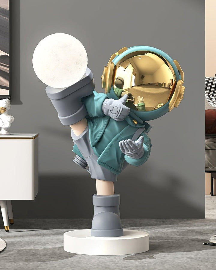 Rechargeable Astronaut Sculpture Floor Lamp