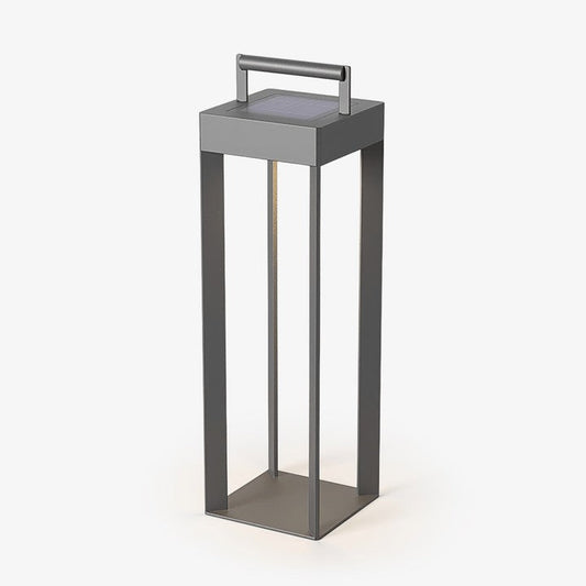 Solar-Powered Geometric Outdoor Lantern