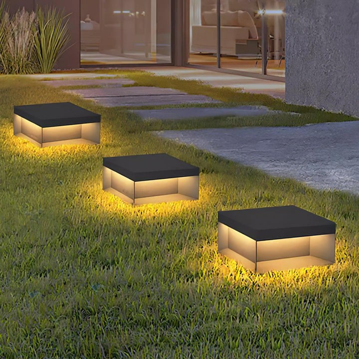 Waterproof Black LED Outdoor Post Light