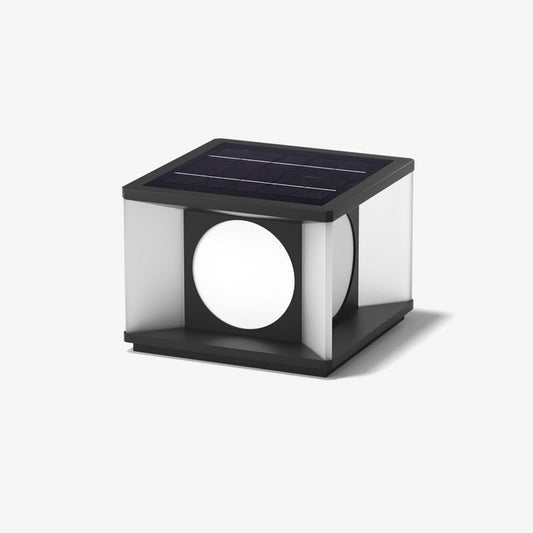 Weatherproof Cube Outdoor Post Light